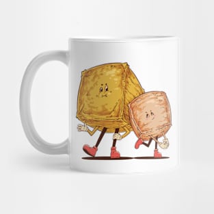 Fried Tofu with Red Shoes Mug